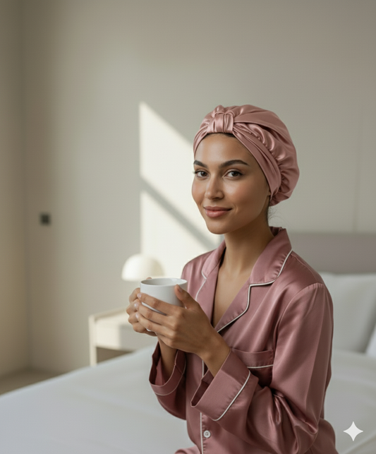 Aurica Bone - Pembe KLASİK, %100 Saf Dut İpeği