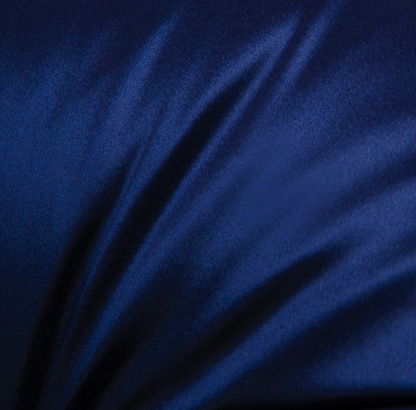 Aurica Yastık Kılıfı - Lacivert, %100 Dut İpeği