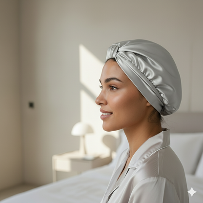 Aurica Bone - Gri KLASİK, %100 Saf Dut İpeği