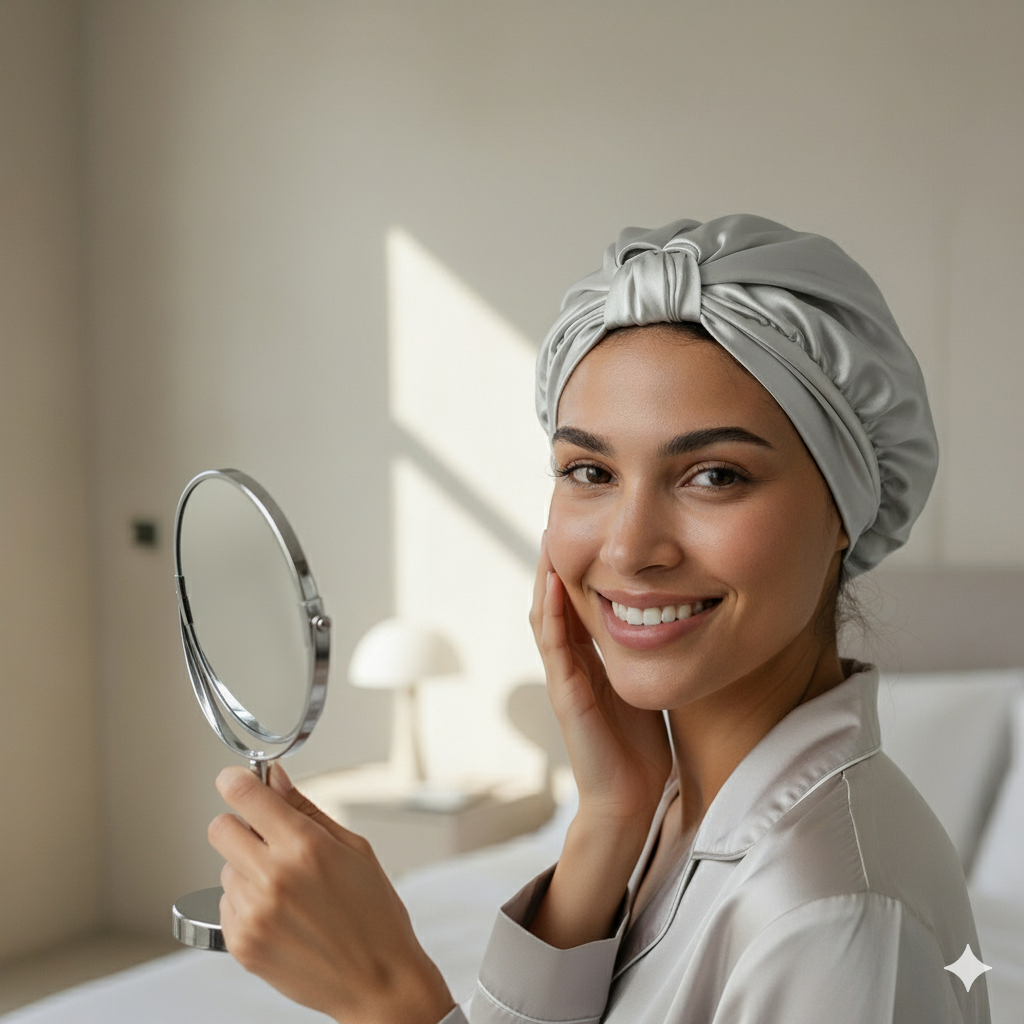 Aurica Bone - Gri KLASİK, %100 Saf Dut İpeği