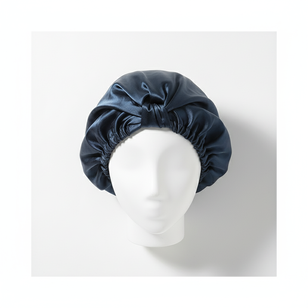 Aurica Bone - Lacivert KLASİK, %100 Saf Dut İpeği