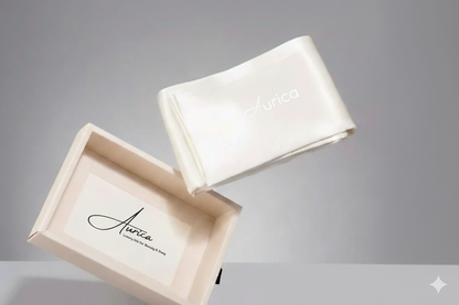 Aurica Yastık Kılıfı - Beyaz, %100 Dut İpeği